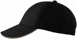 Casquette contrastée, noir