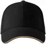 Casquette contrastée, noir