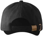 Casquette en coton 5 panneaux, noir