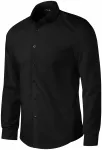 Chemise homme à manches longues Coupe slim, noir