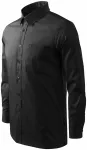 Chemise homme à manches longues, noir