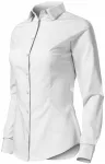 Chemisier en coton pour femme à manches longues, blanche