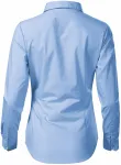 Chemisier en coton pour femme à manches longues, bleu ciel Chemisier en coton pour femme à manches longues, bleu ciel