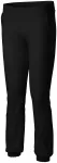Pantalons de survêtement pour femmes avec poches, noir