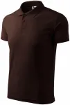 Polo ample homme, café