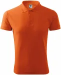 Polo ample homme, orange Polo ample homme, orange