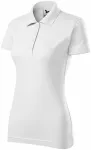 Polo coupe slim pour femme, blanche