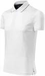 Polo homme mercerisé élégant, blanche