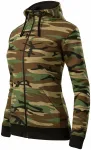 Sweat camouflage femme, camouflage marron
