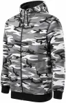 Sweat camouflage homme, gris camouflage