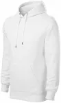 Sweat homme à capuche sans zip, blanche