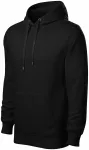 Sweat homme à capuche sans zip, noir