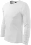 T-shirt à manches longues pour hommes, blanche