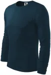 T-shirt à manches longues pour hommes, bleu foncé