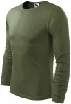 T-shirt à manches longues pour hommes, khaki