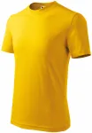 T-shirt classique pour enfants, jaune