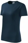 T-shirt classique pour femme, bleu foncé