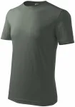T-shirt classique pour hommes, ardoise sombre