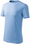 T-shirt classique pour hommes, bleu ciel