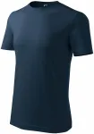 T-shirt classique pour hommes, bleu foncé