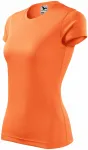 T-shirt de sport femme, néon mandarin