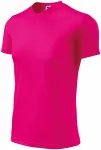 T-shirt de sport pour enfants, rose néon
