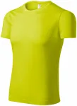 T-shirt de sport unisexe, jaune fluo