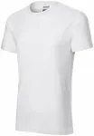 T-shirt durable pour hommes plus lourd, blanche