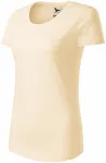 T-shirt femme en coton bio, amande