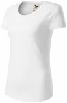 T-shirt femme en coton bio, blanche