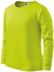 T-shirt manches longues pour enfants, vert citron