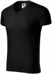 T-shirt moulant homme, noir