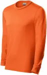 T-shirt résistant à manches longues pour hommes, orange