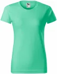 T-shirt simple femme, menthe T-shirt simple femme, menthe