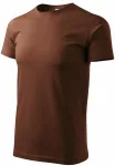 T-shirt simple homme, chocolat