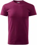 T-shirt simple homme, fuchsia T-shirt simple homme, fuchsia