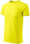 T-shirt simple homme, jaune citron