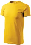 T-shirt simple homme, jaune