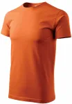 T-shirt simple homme, orange