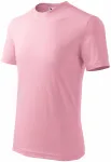 T-shirt simple pour enfants, rose