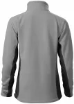 Veste contrastée en molleton pour femme, gris clair Veste contrastée en molleton pour femme, gris clair