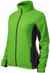 Veste contrastée en molleton pour femme, Pomme verte