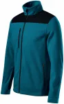 Veste polaire unisexe chaude, petrol blue